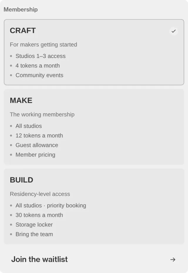 The Membership Tiers module