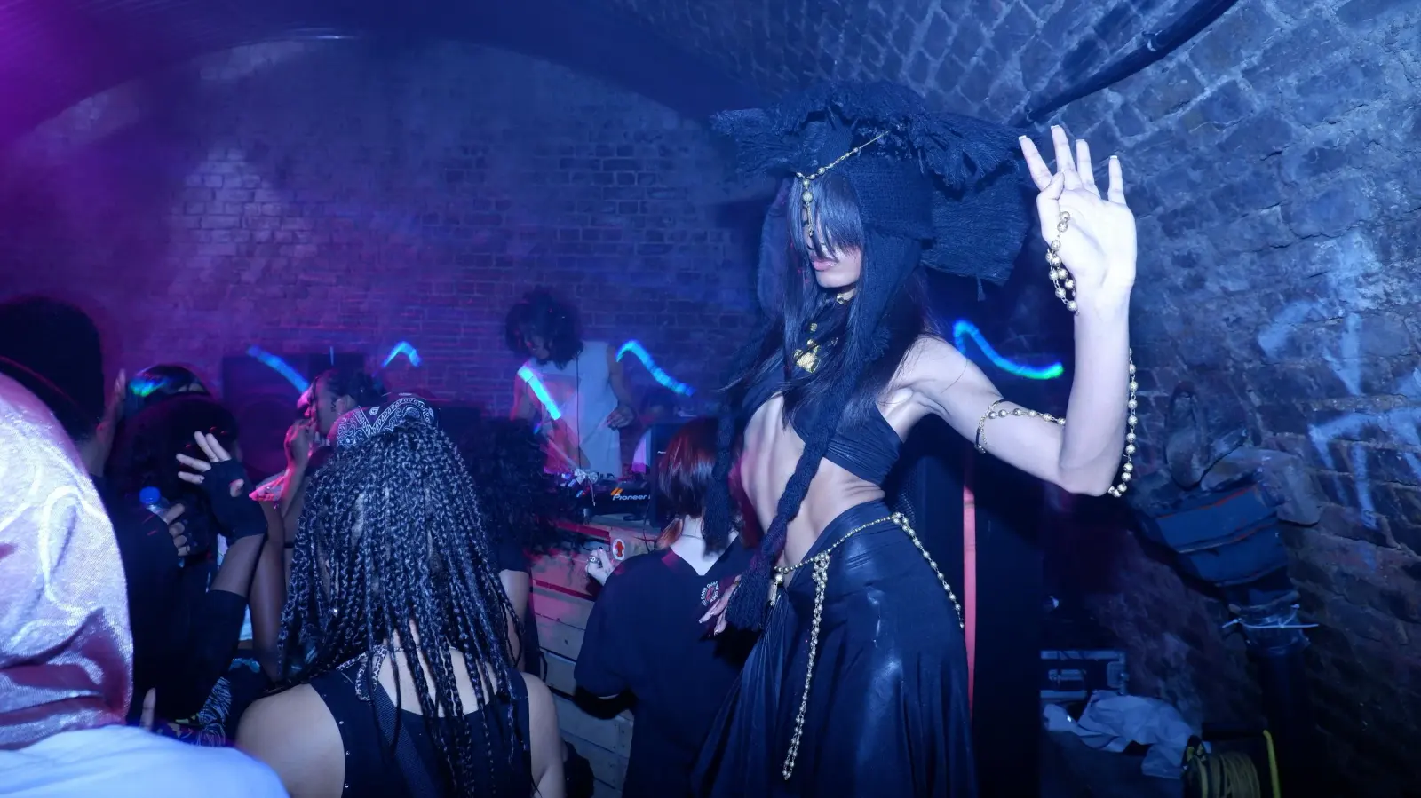 The tunnel dancefloor at a Genesys night