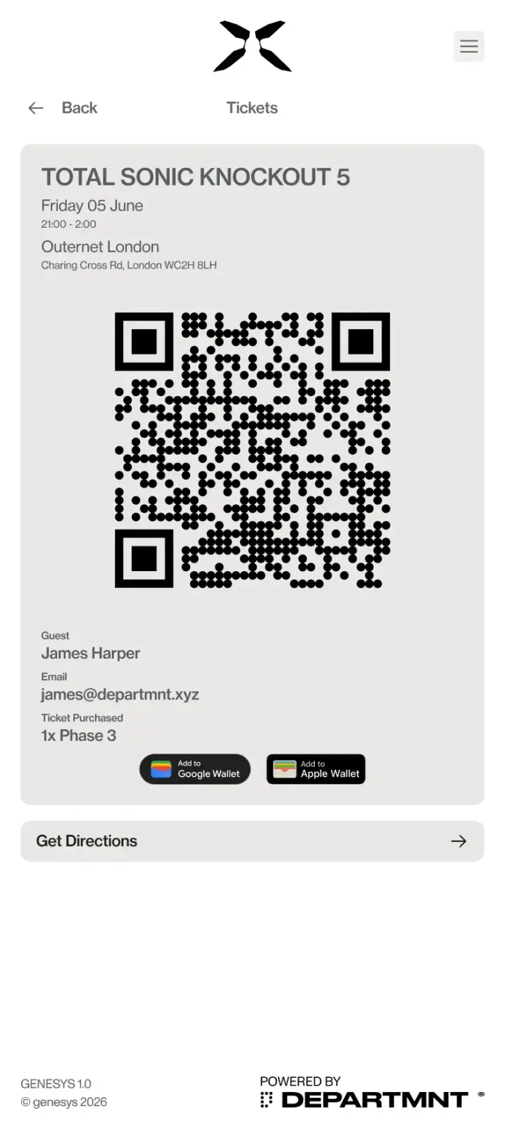 Genesys: the ticket at the door