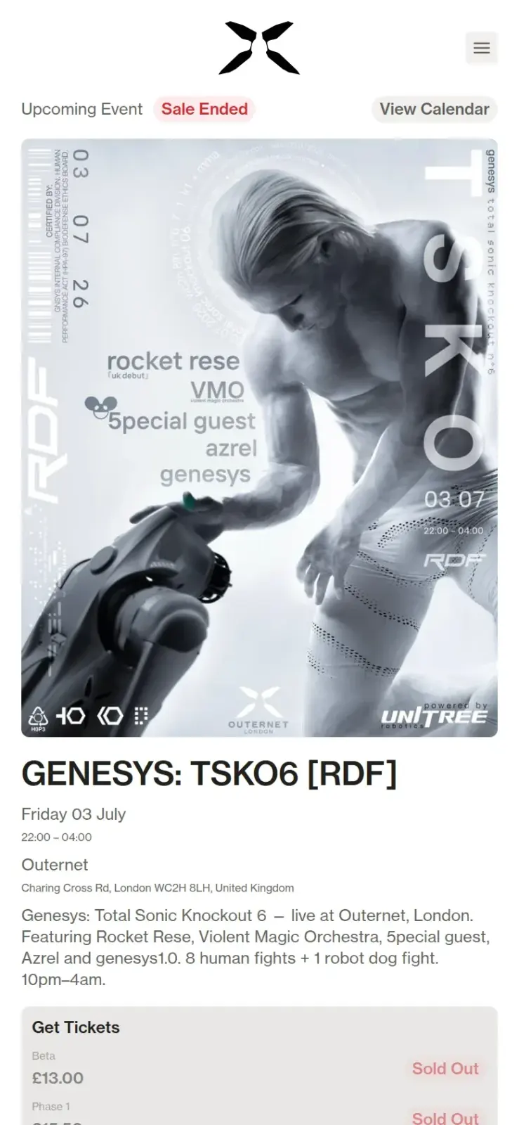 Genesys: TSKO6, live