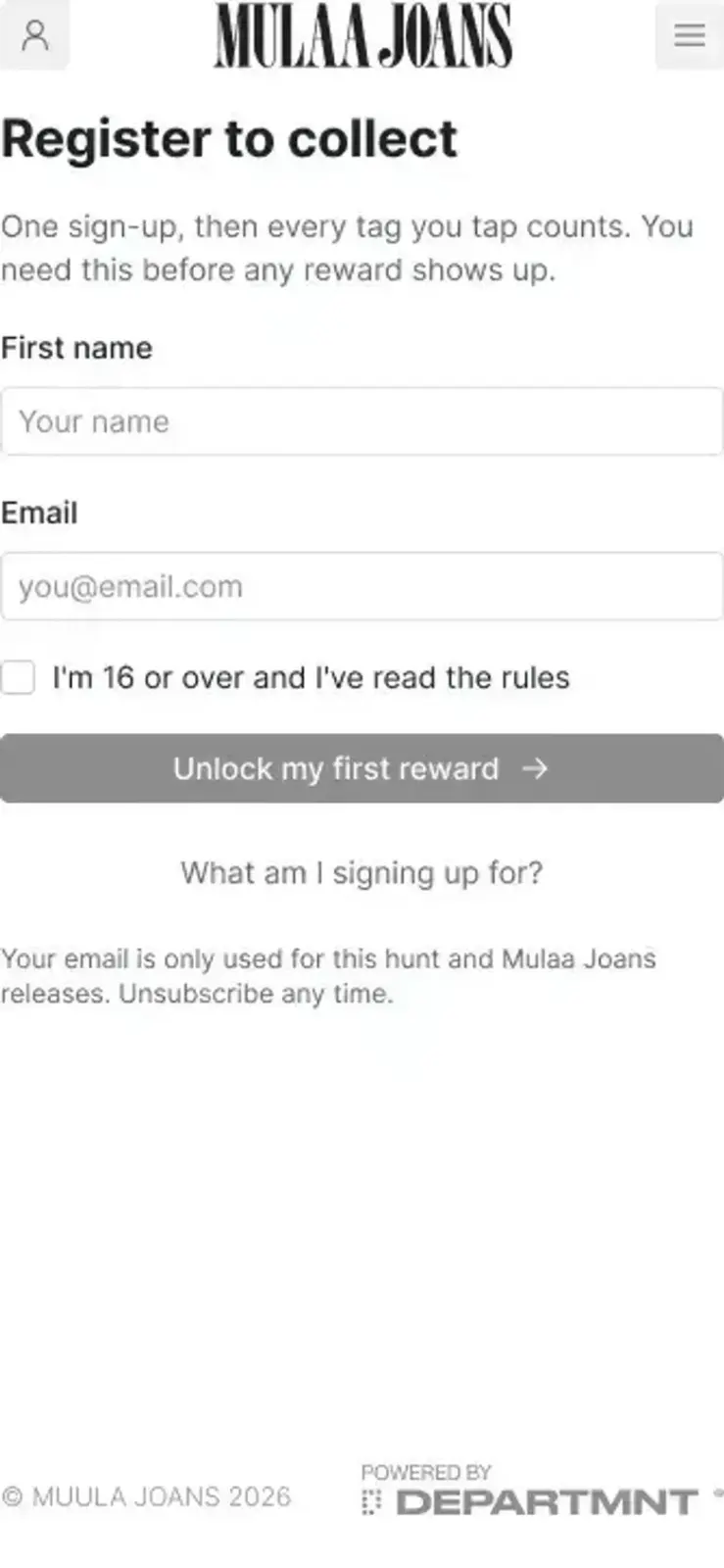 Reading and Leeds hunt: register once