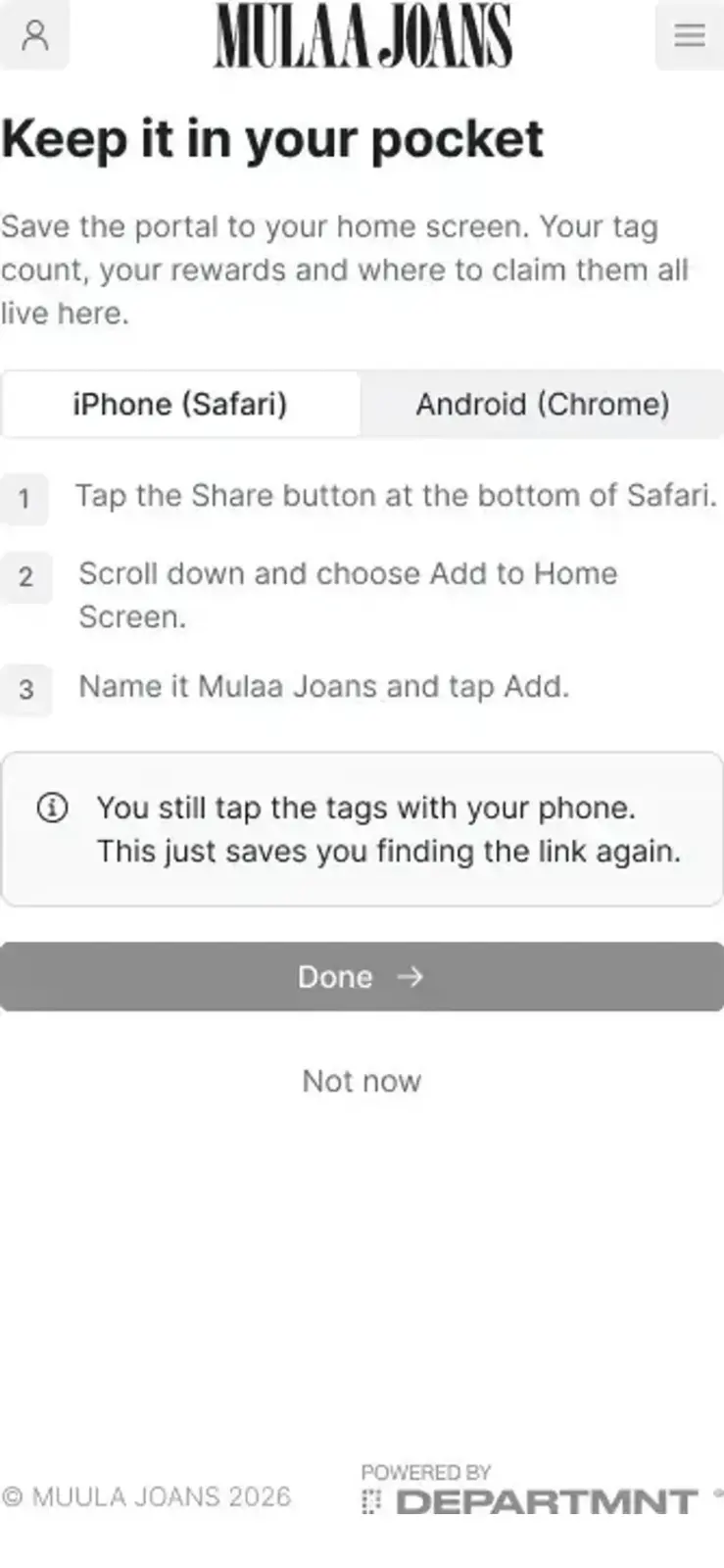 Reading and Leeds hunt: keep it on your home screen