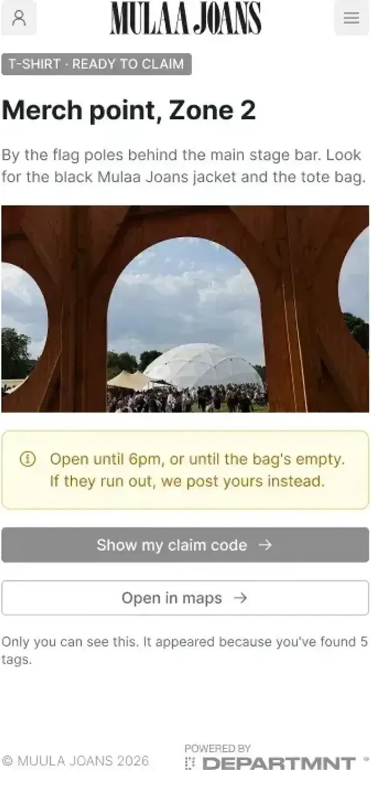 Reading and Leeds hunt: claim at the stand
