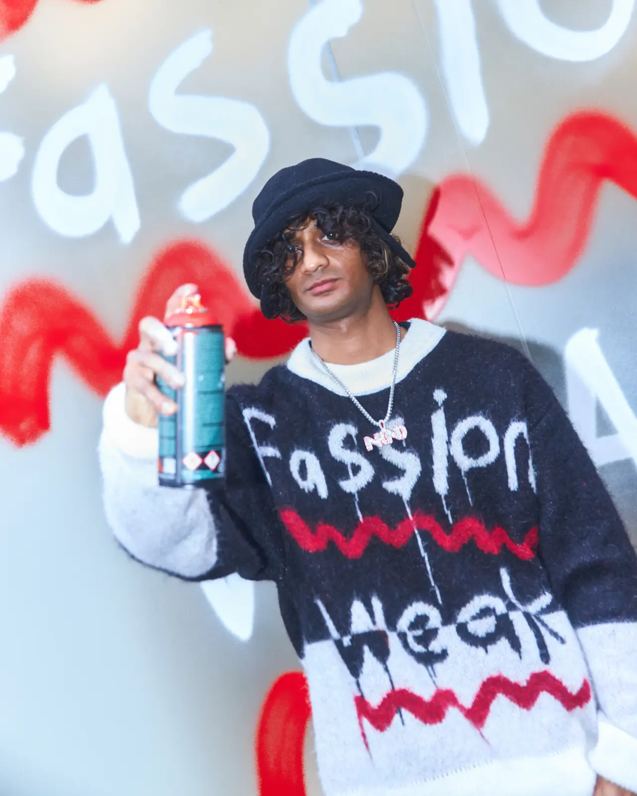 Navinder Nangla in the Fassion Weak knit