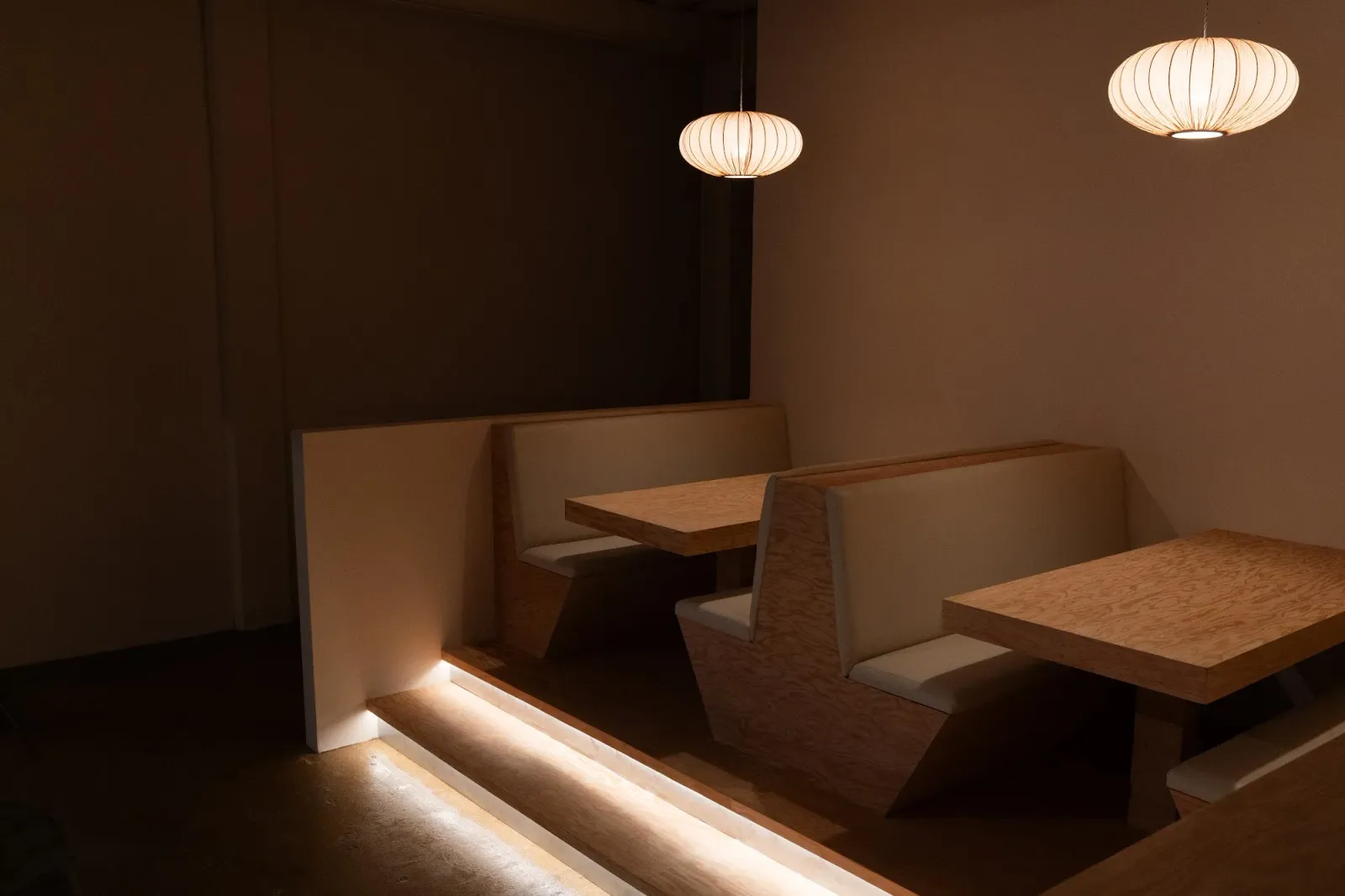 The lit booths